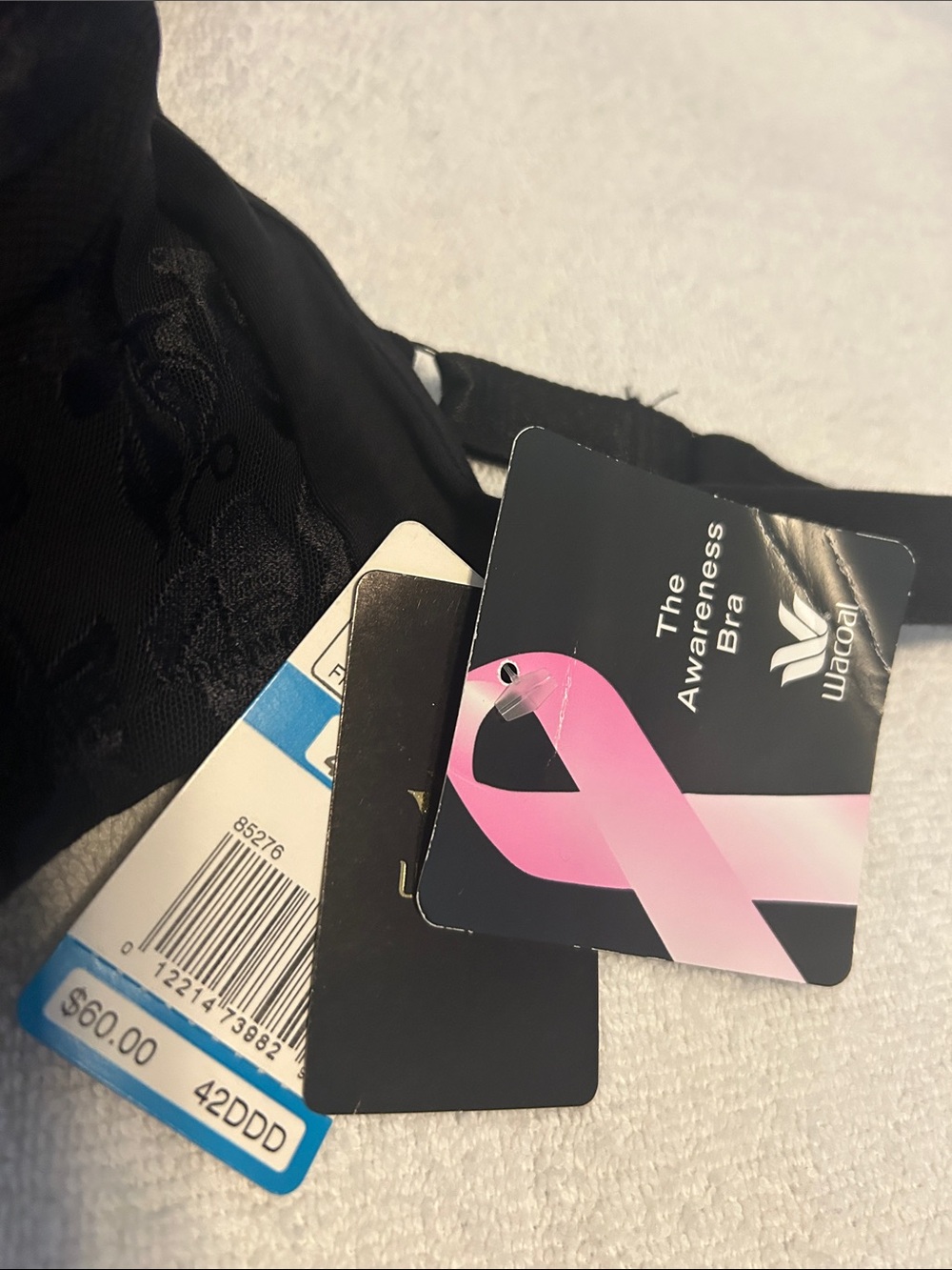 Wacoal Black Lace Awareness Bra